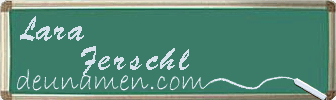 Lara Ferschl Visitenkarte